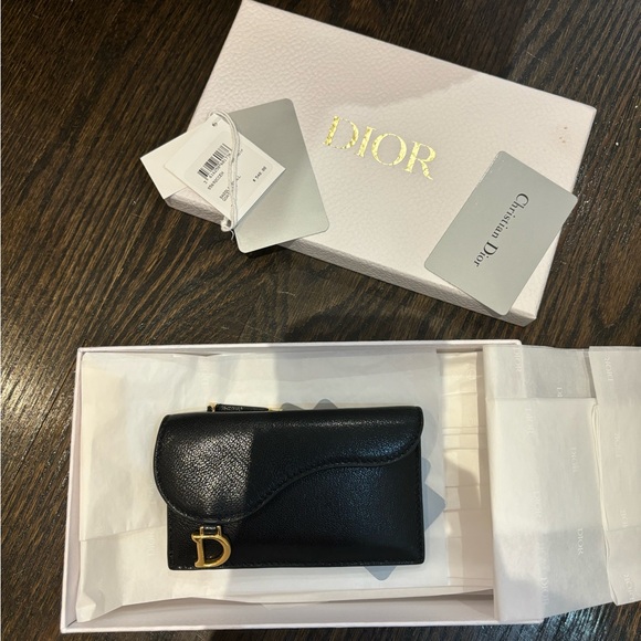 Dior saddle cosmos zipped cardholder BNWT - Picture 7 of 11